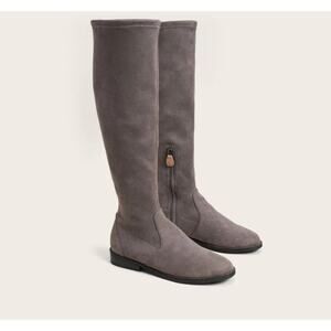 Gentle Soul by Kenneth Cole Women Grey Suede Emma Casual Tall Boots Size 5M